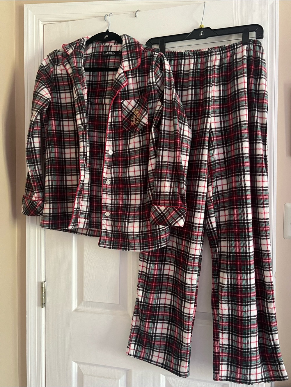 Ralph Lauren Plaid Pajama Set